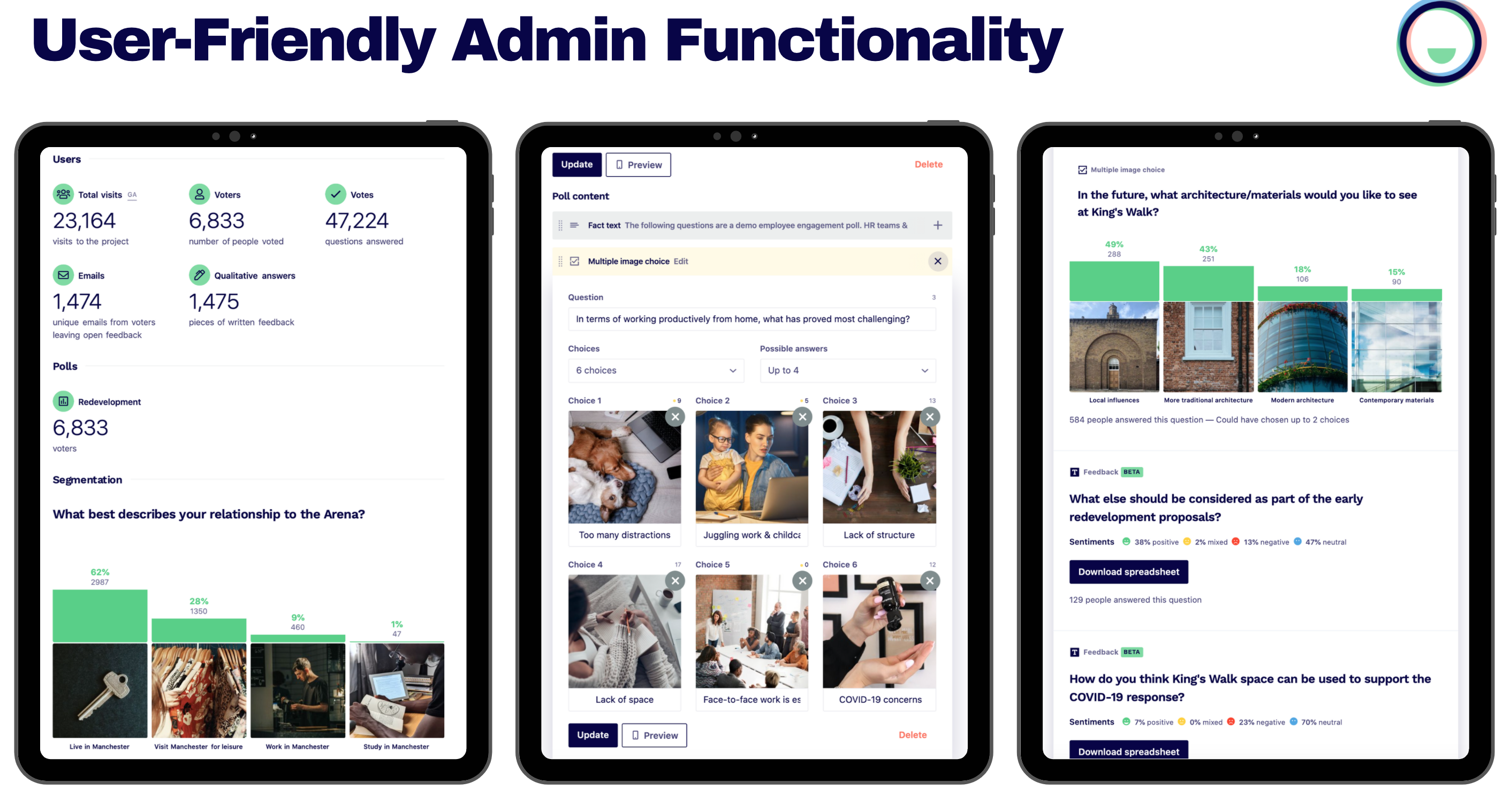 User-Friendly Admin Functionality