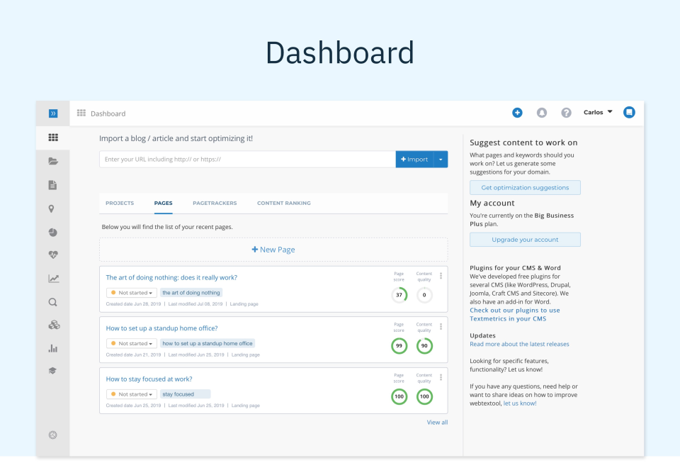 Textmetrics Software - 2