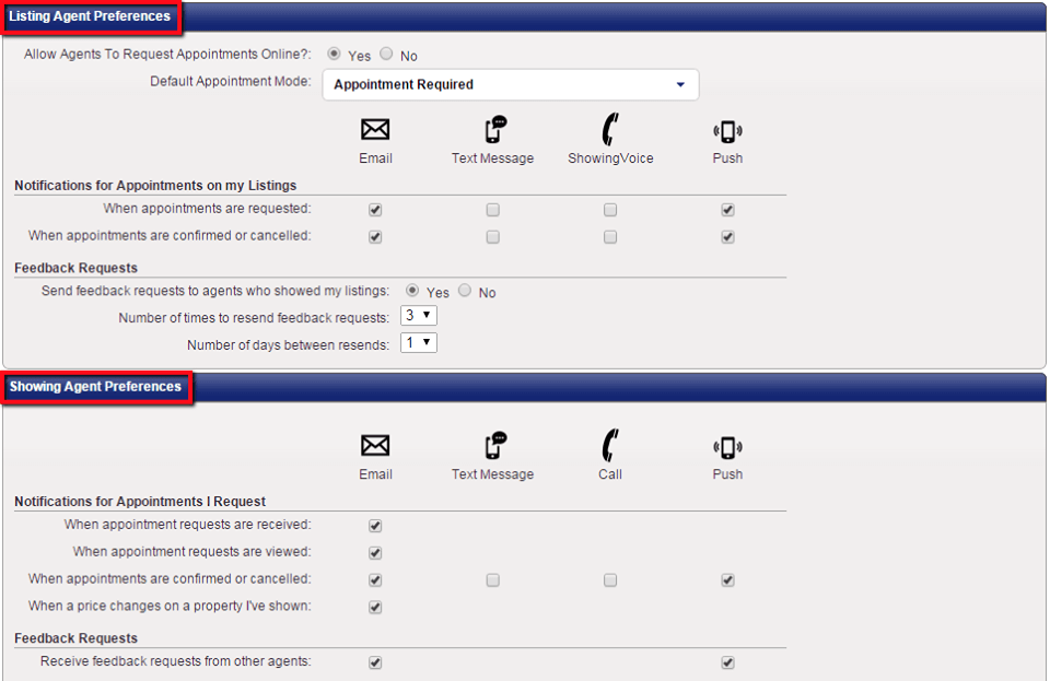 ShowingTime Appointment Center