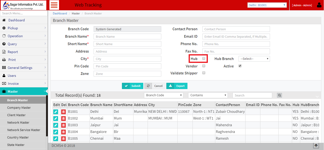 Courier Management Software Software - Courier Management Software data search