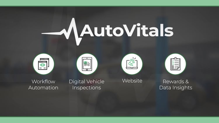 AutoVitals screenshot: The ONLY Complete Shop Success Solution Driving Profitable Growth