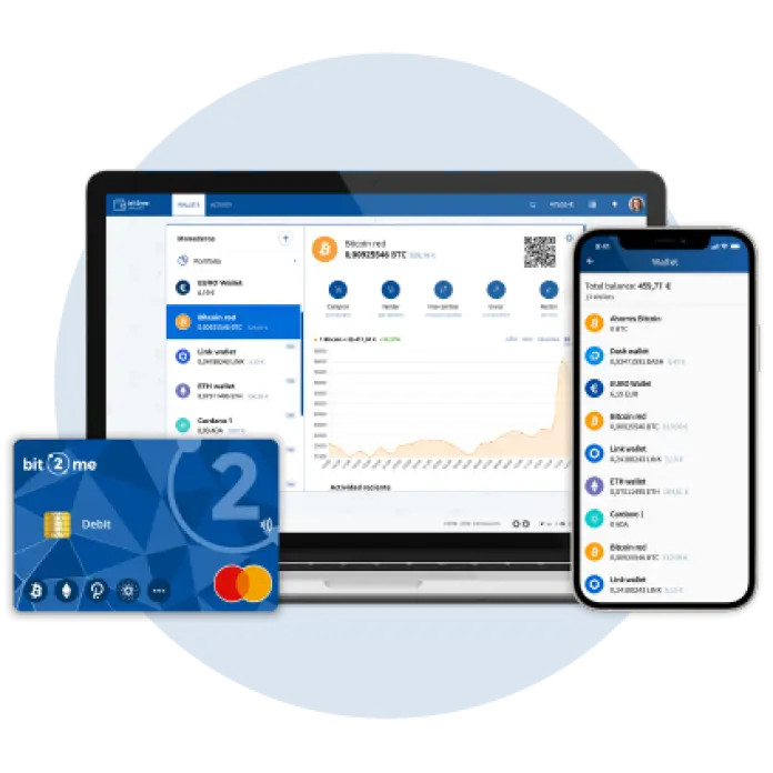 Bit2Me screenshot: Bit2Me home