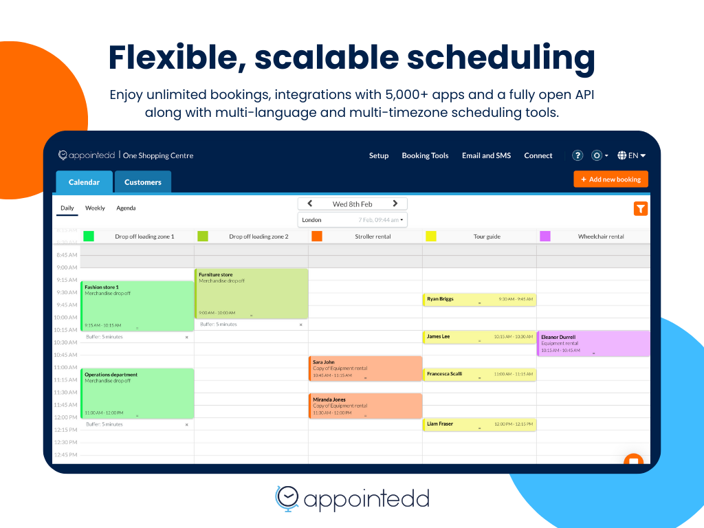 Appointedd Software - Flexible calendar scheduling