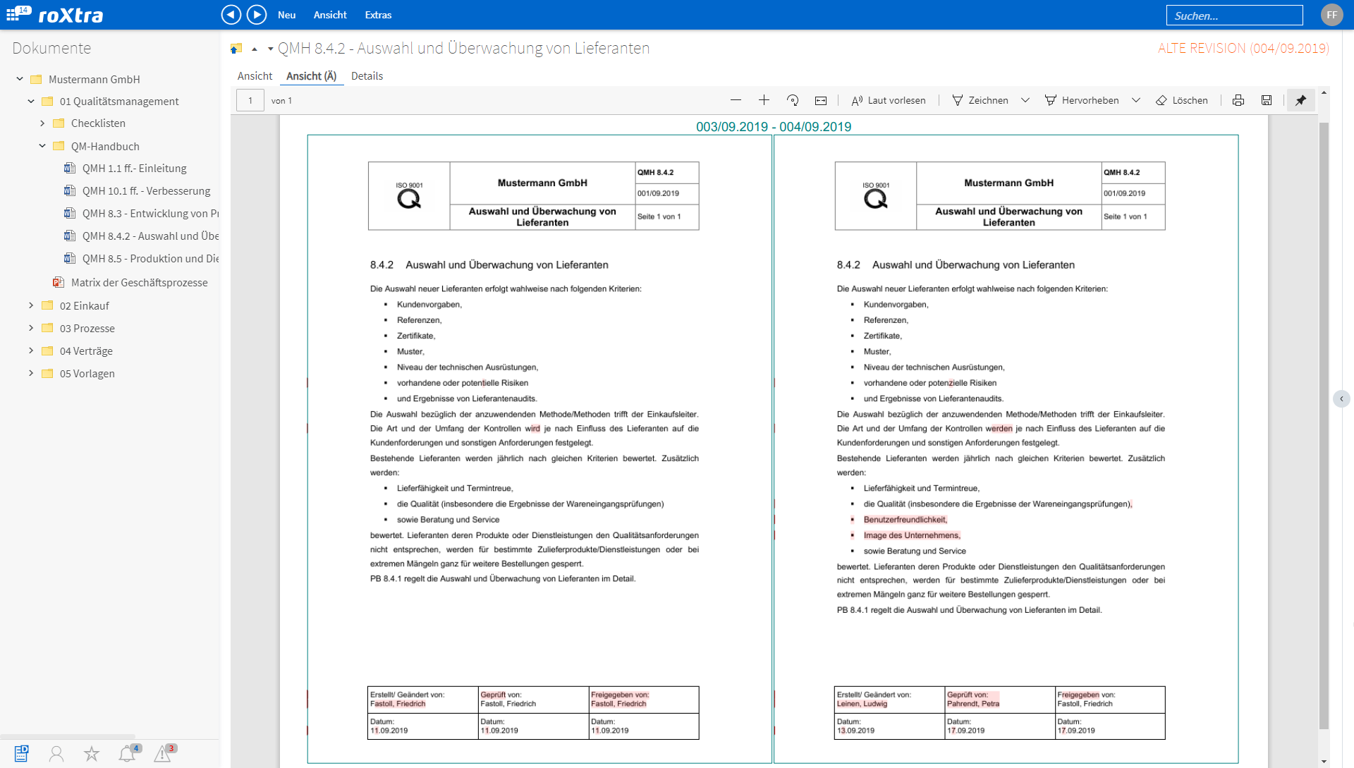roXtra Documents Software - 3