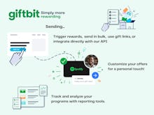 Giftbit Software - Variety of sending options