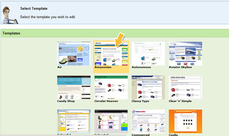 Choose from over 150 customizable ekmPowershop templates
