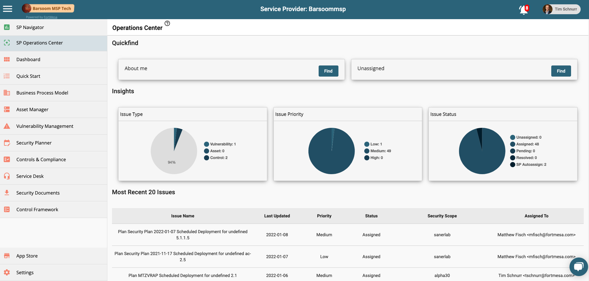 Service Provider Operations Center - Visualize progress across all clients and see what each team member needs to,