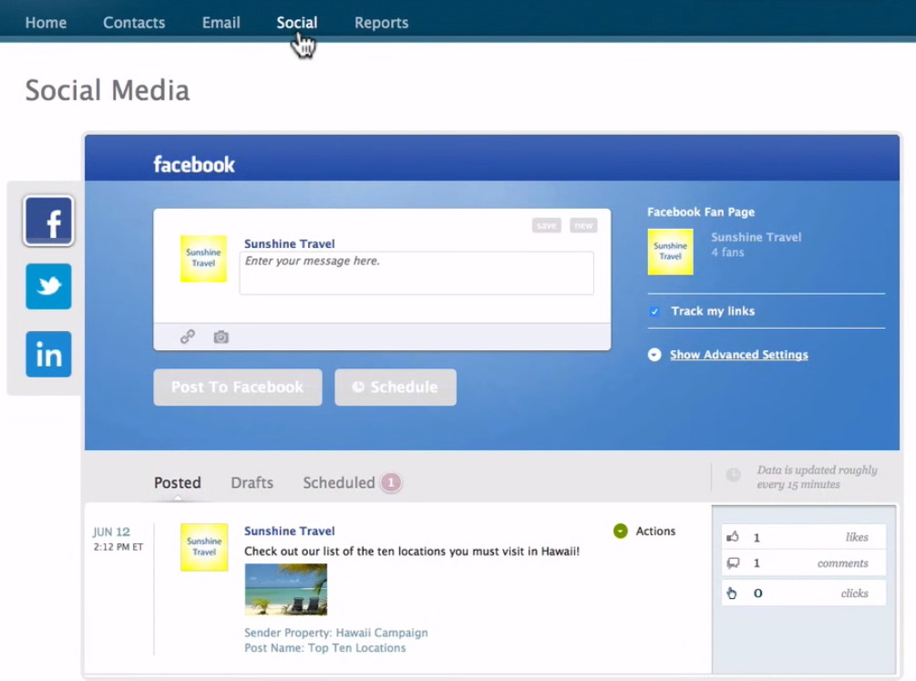 Social media posting