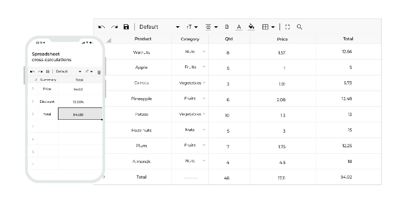 Jspreadsheet Software - 2