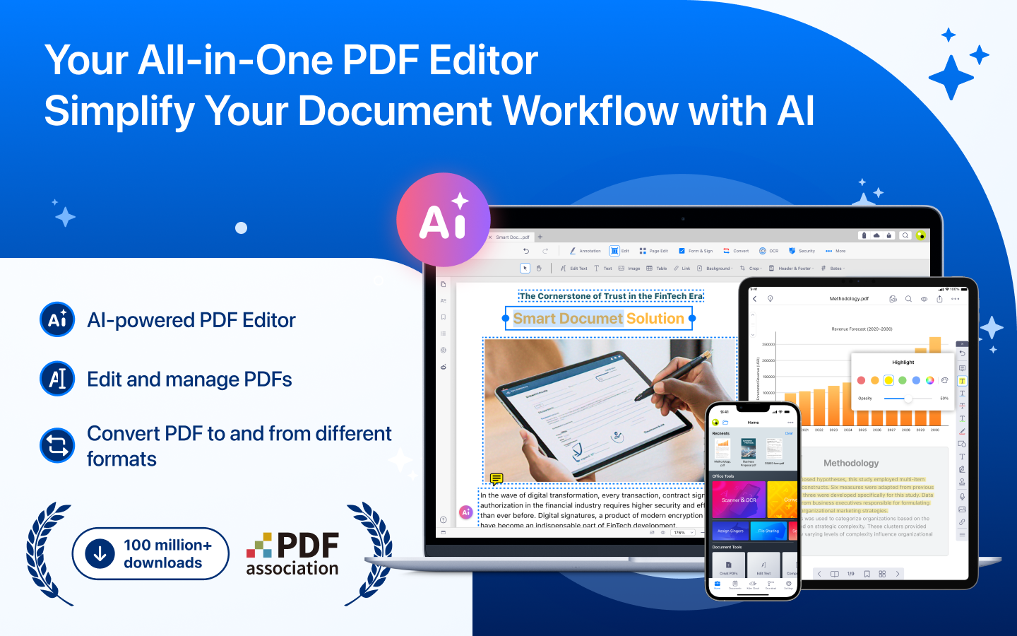 KDAN PDF screenshot: Your All-in-One PDF Editor