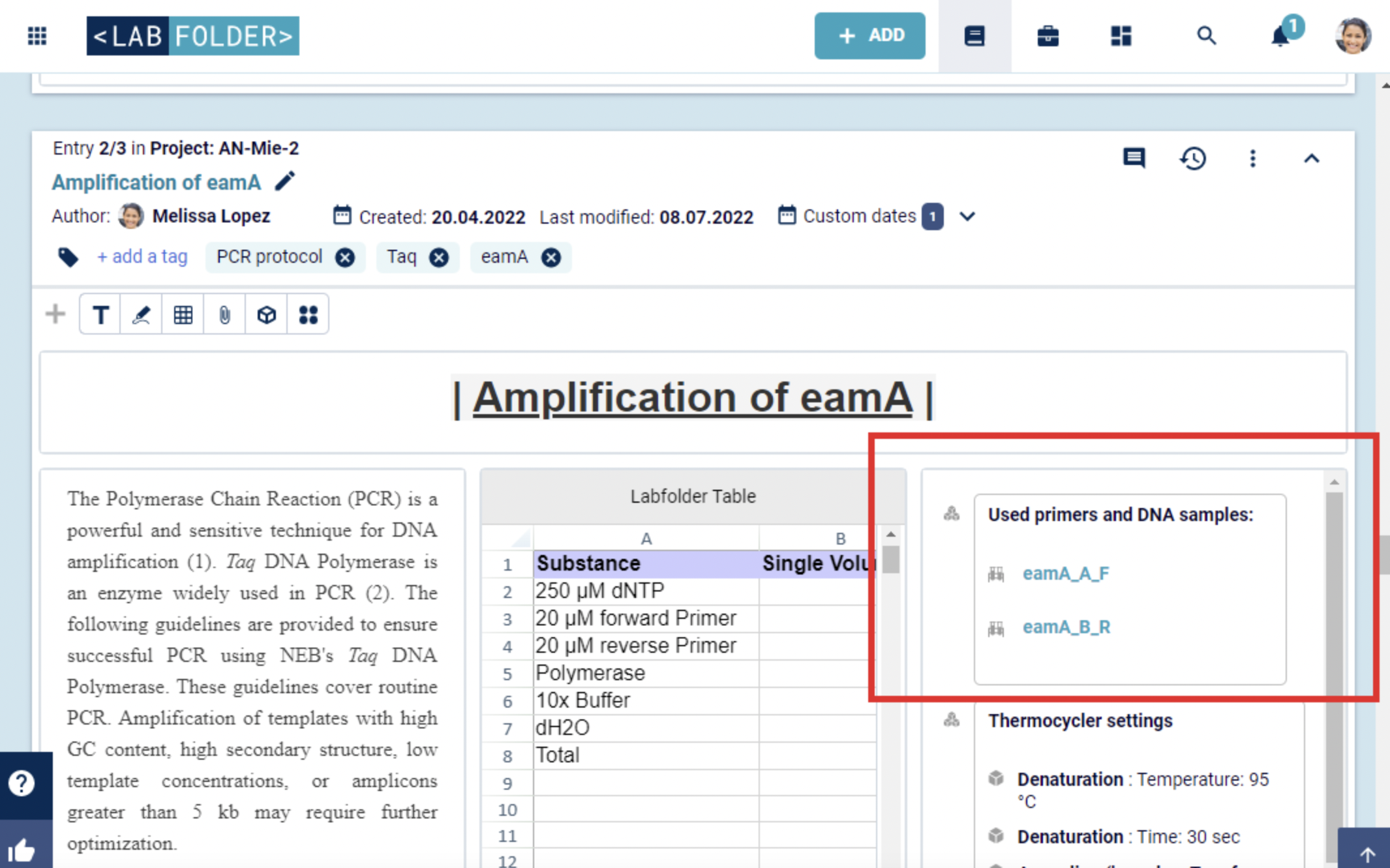 Labfolder Logiciel - 5