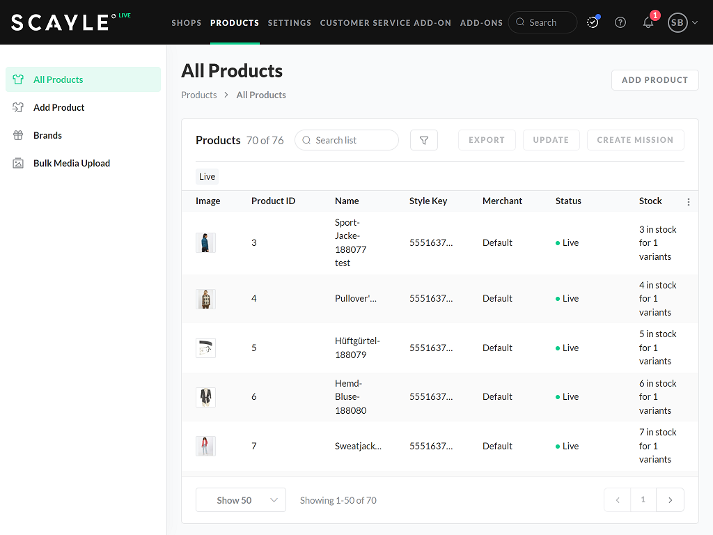 Scayle Software - Scayle Products