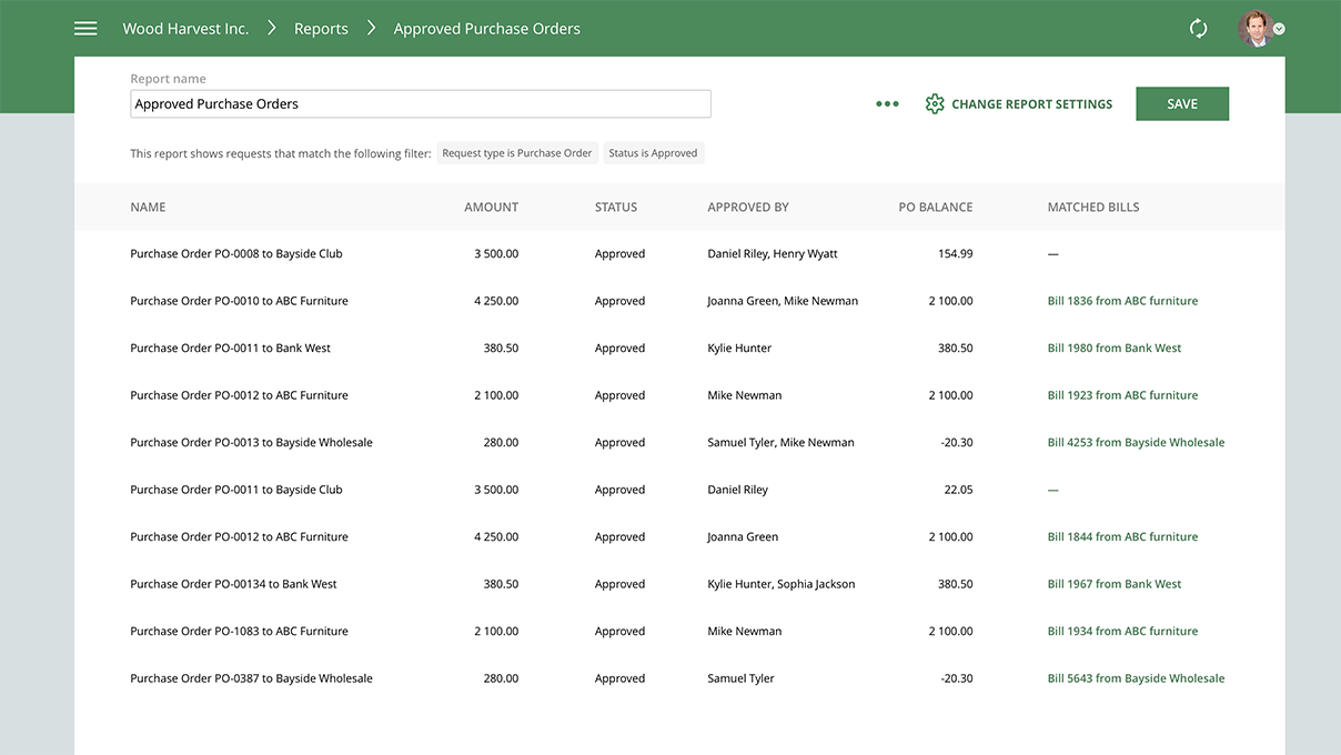 ApprovalMax Software - ApprovalMax provides a number of pre-built reports as well as the option to quickly create new reports using various filters.