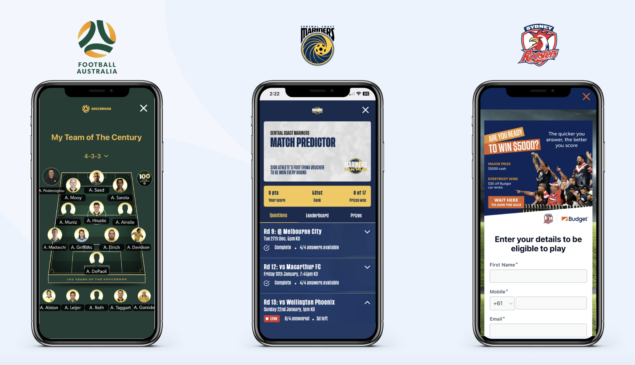 Komo screenshot: Create interactive content in less than an hour!