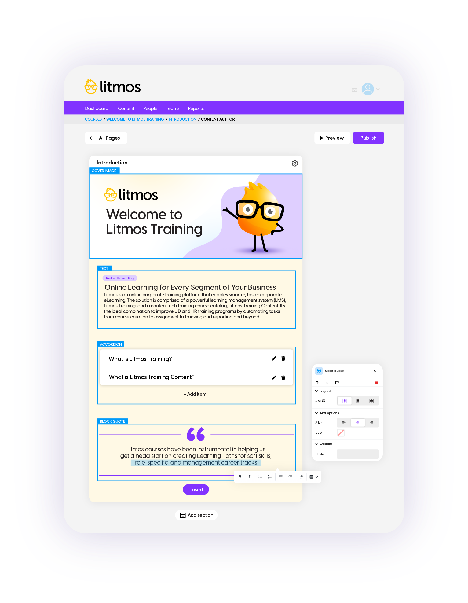 Litmos Software - Course Authoring Tool