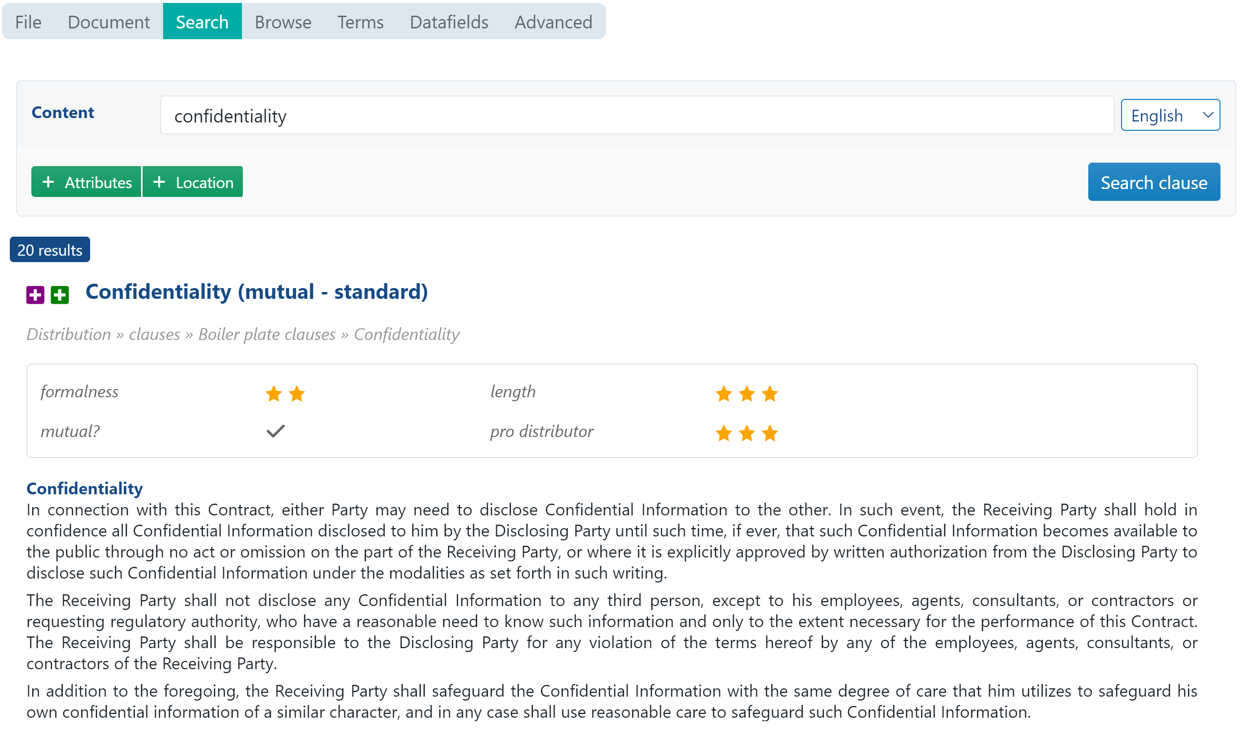 ClauseBase Software - 2