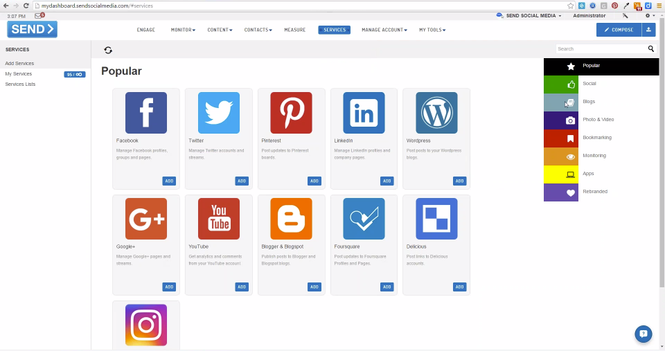 Post to multiple services at once