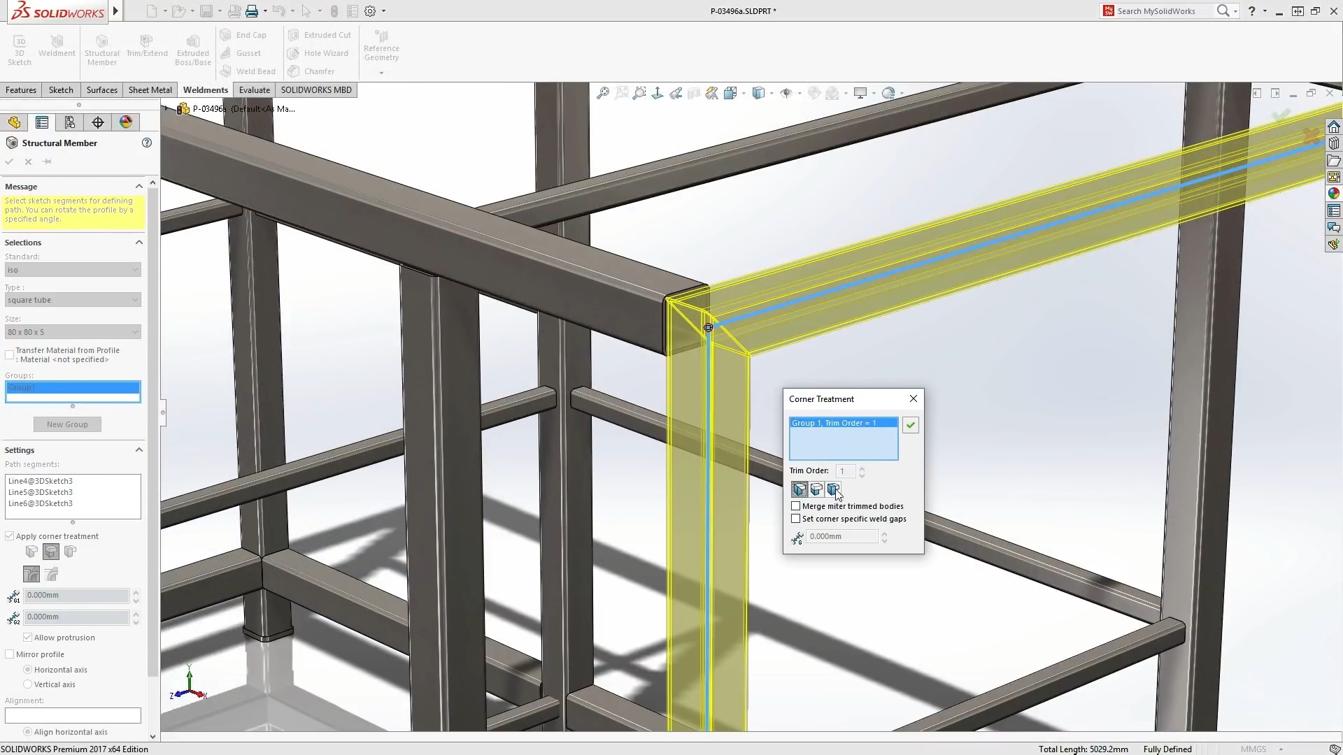 align a part in solidworks with an axis