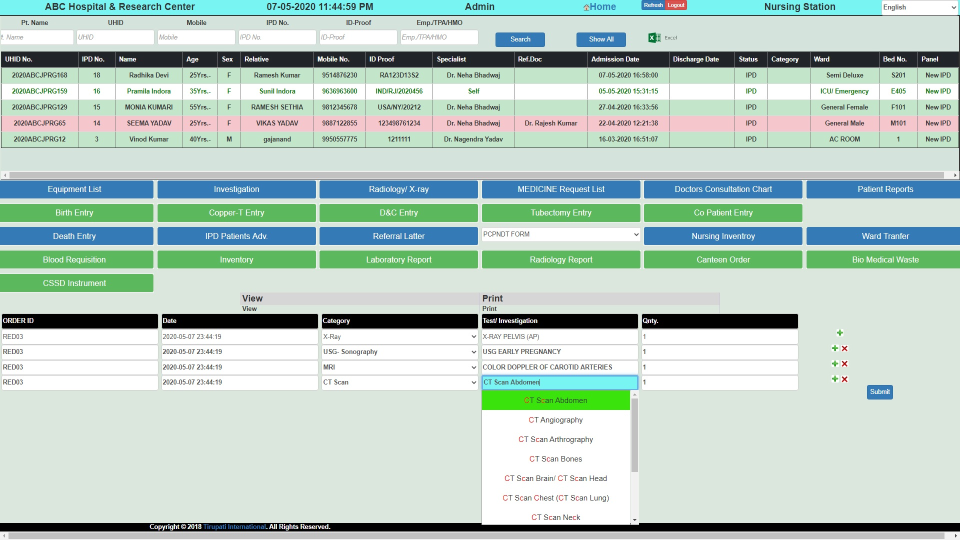 Tirupati Integrated Hospital Management Software Software - 5