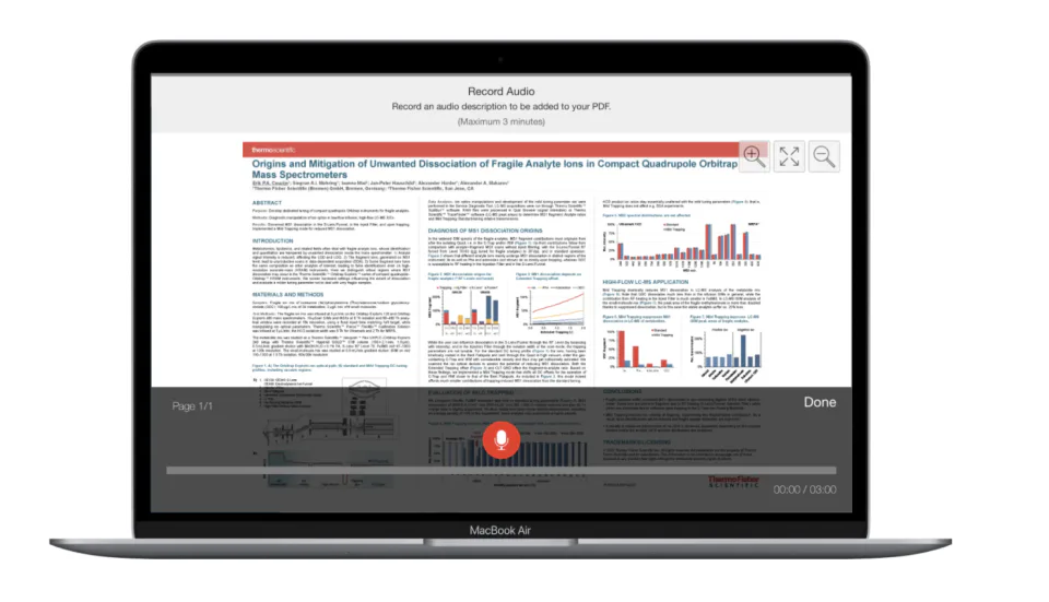 Record in Speaker Portal