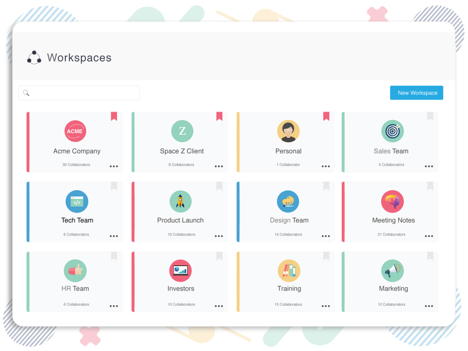 Bit screenshot: Workspaces