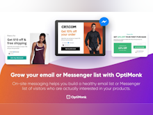 OptiMonk Software - Grow your email or Messenger list