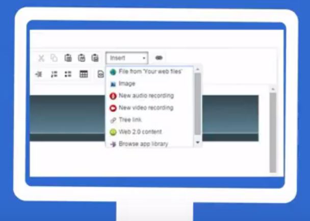 Hosted LMS - Users can add audio, video and other interactive elements to courses