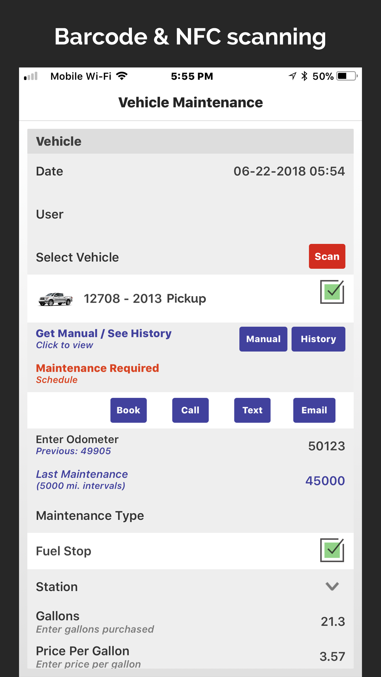 Forms On Fire Software - Connect to your data; use barcodes and NFC.