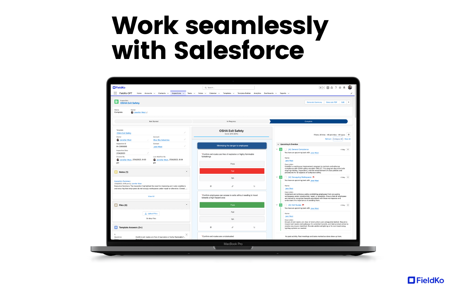 Work seamlessly with Salesforce