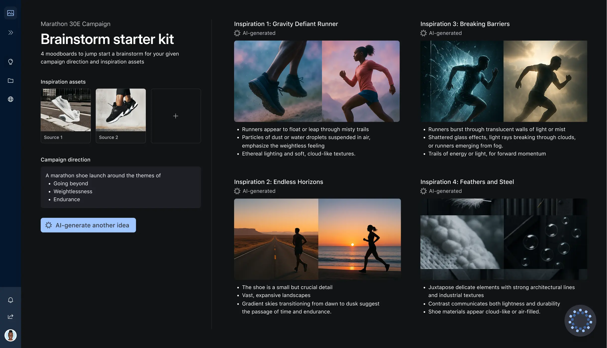 Airtable screenshot: Airtable AI generated campaigns