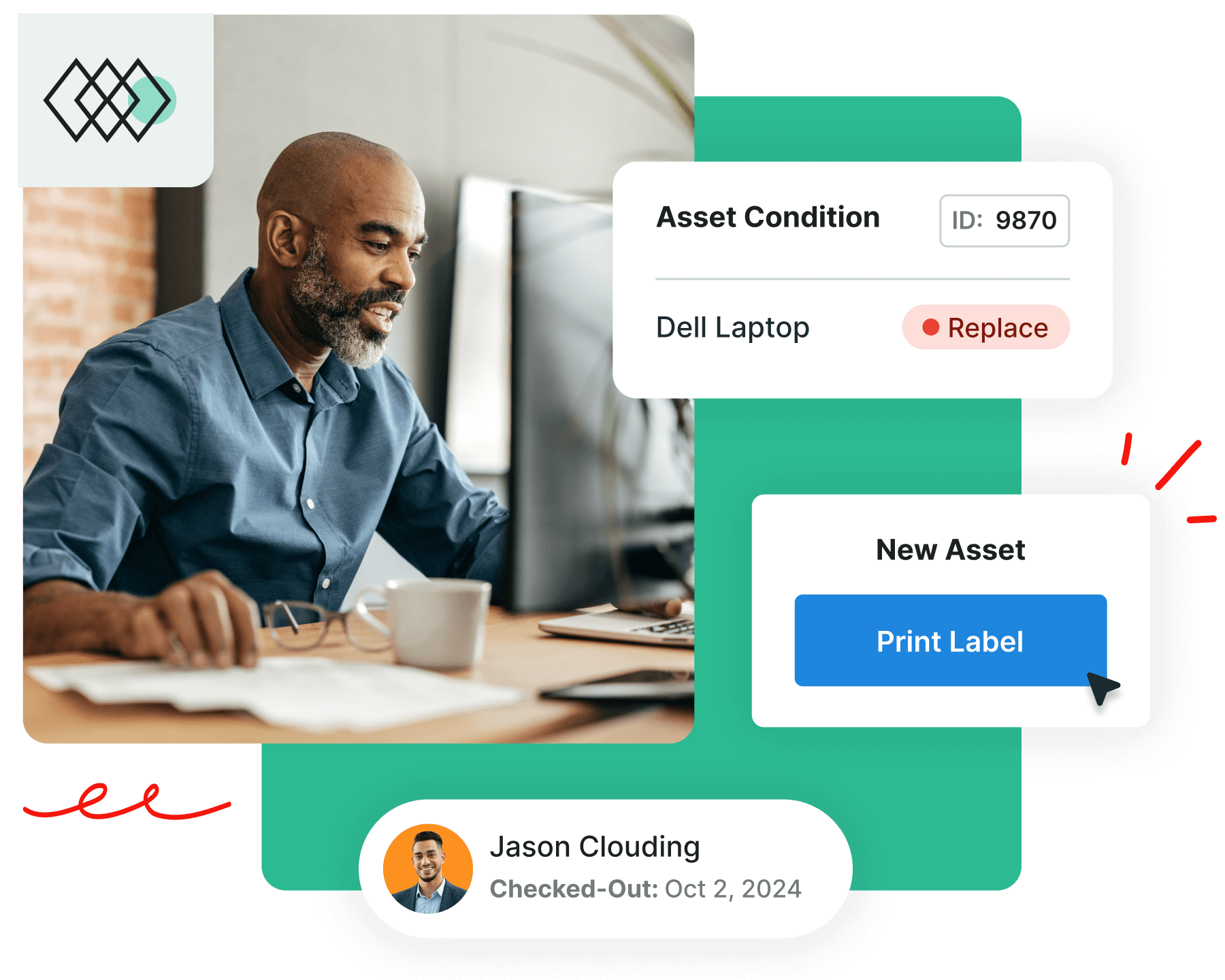 RedBeam screenshot: RedBeam Asset Tracking Software - Overview