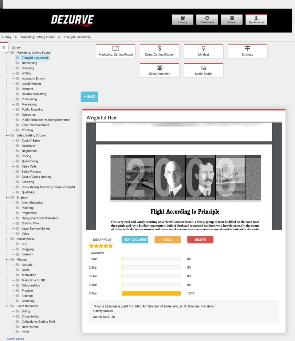 Virtual Training System