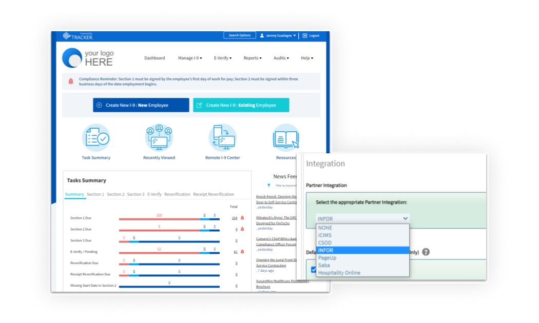 Designed for HR and Legal teams, Tracker utilizes smart automations and integrates with your existing HRIS systems resulting in better efficiency and seamless integrations.