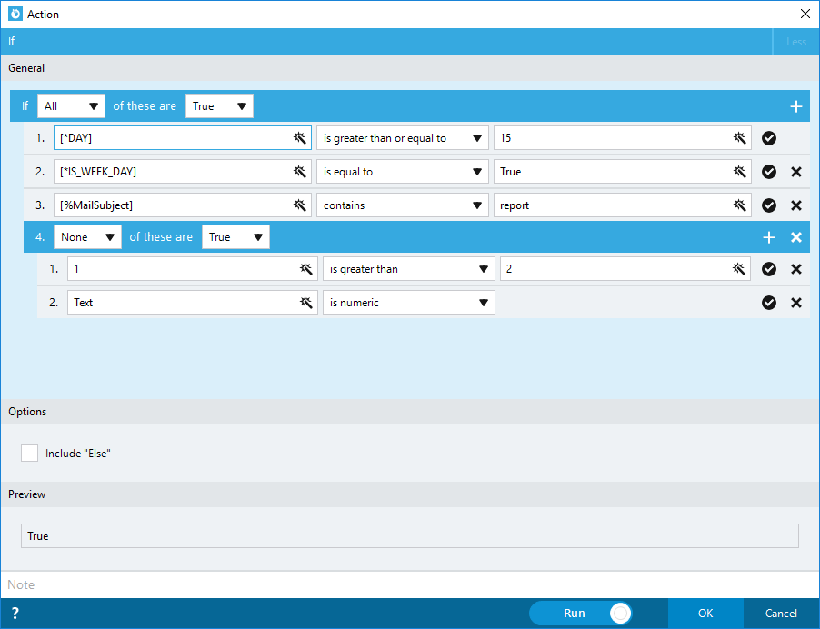 Nintex RPA Software - Nintex Foxtrot RPA decision making actions