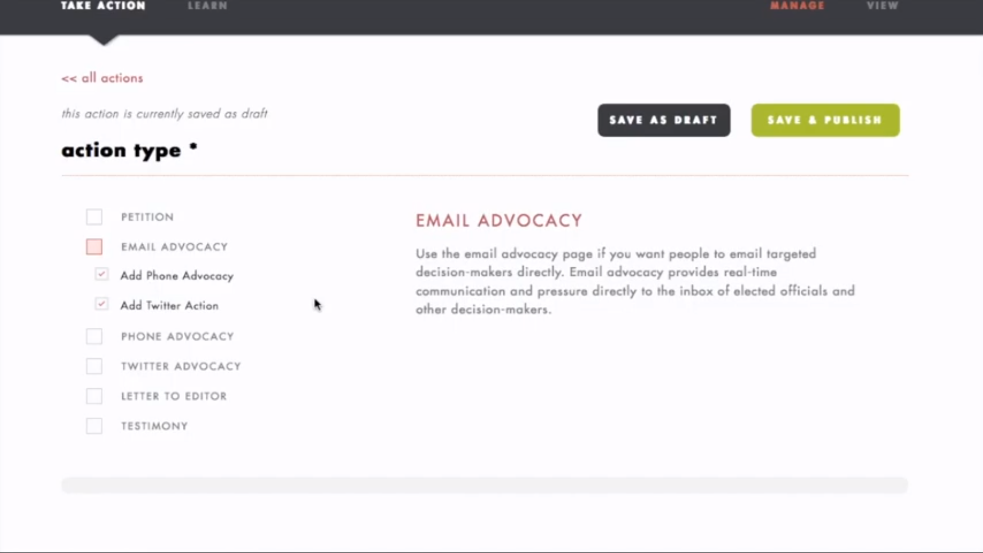 Ujoin Software - Ujoin action pages screenshot