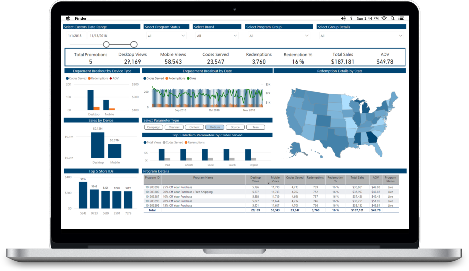 RevTrax OMP Dashboard-thumb