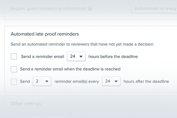 Ziflow automated reminders