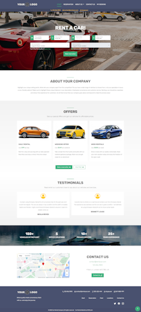 VEVS Rental Software screenshot: VEVS Business Software & Website - Car Rental Software - Website Template