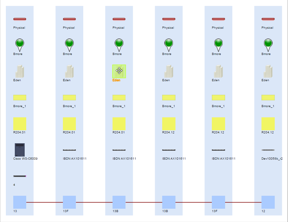 netTerrain Logical Software - Circuit layout record - import all cables from a spreadsheet, database or external system