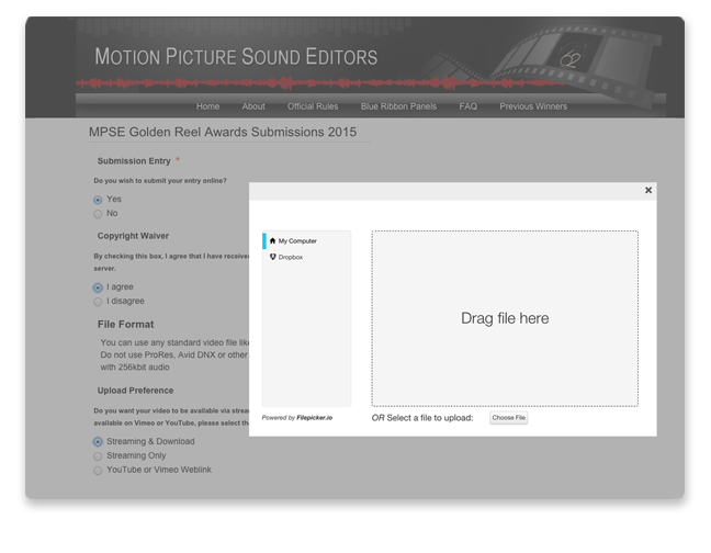 OpenWater Software - OpenWater media upload screenshot