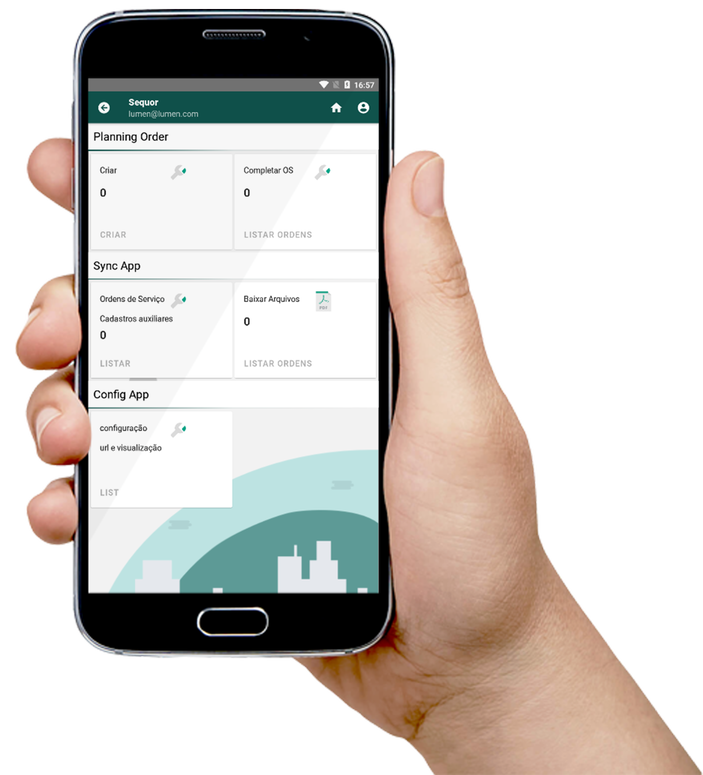 Sequor LES screenshot: SEQUOR LES control your logistics