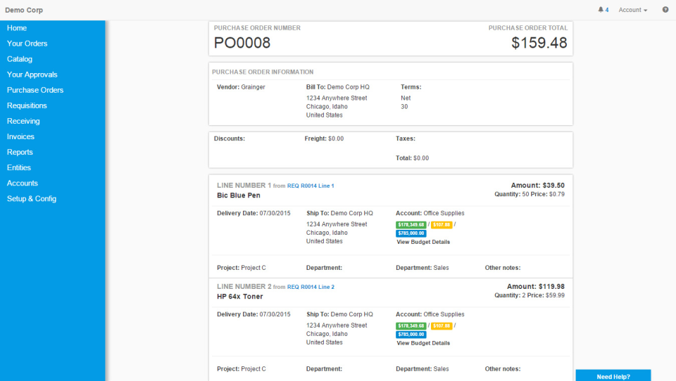 Bellwether PO and Inventory Software - 5