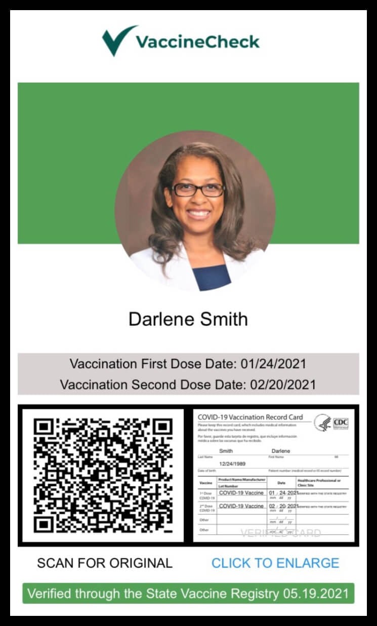 VaccineCheck Software - 1