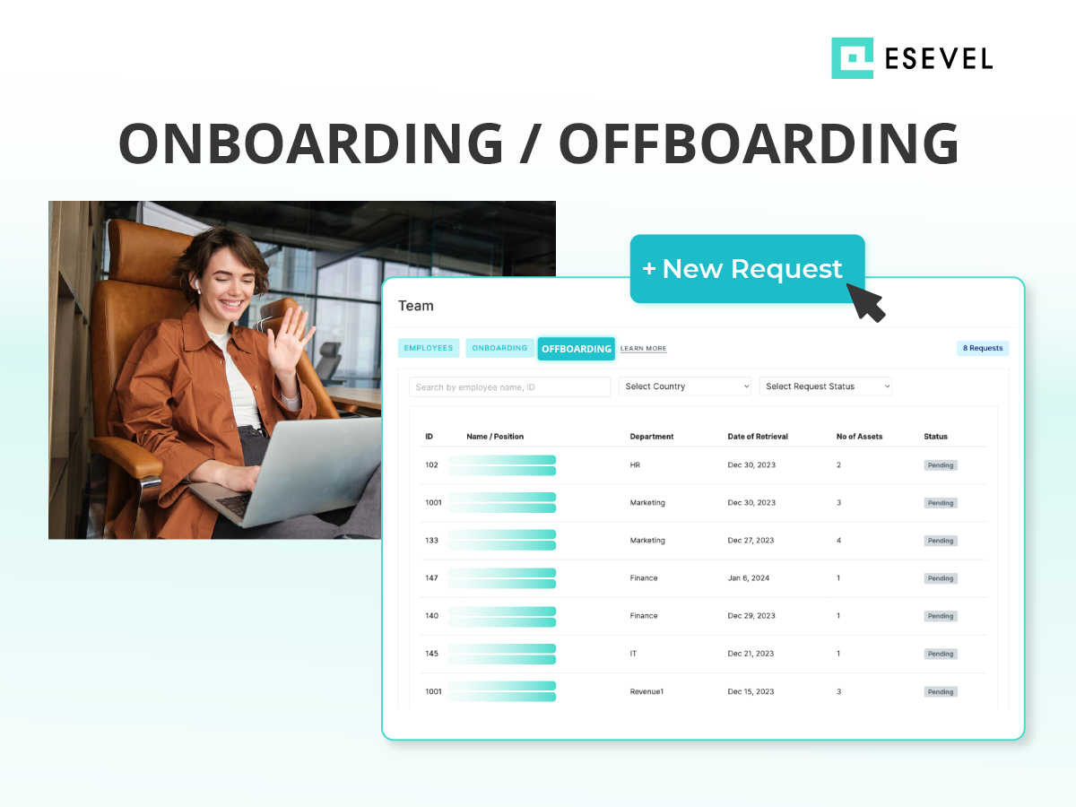 Onboarding / Offboarding - Reduce time spent on onboarding from hours to minutes with our built-in automation. Submit your request and we will handle the rest.