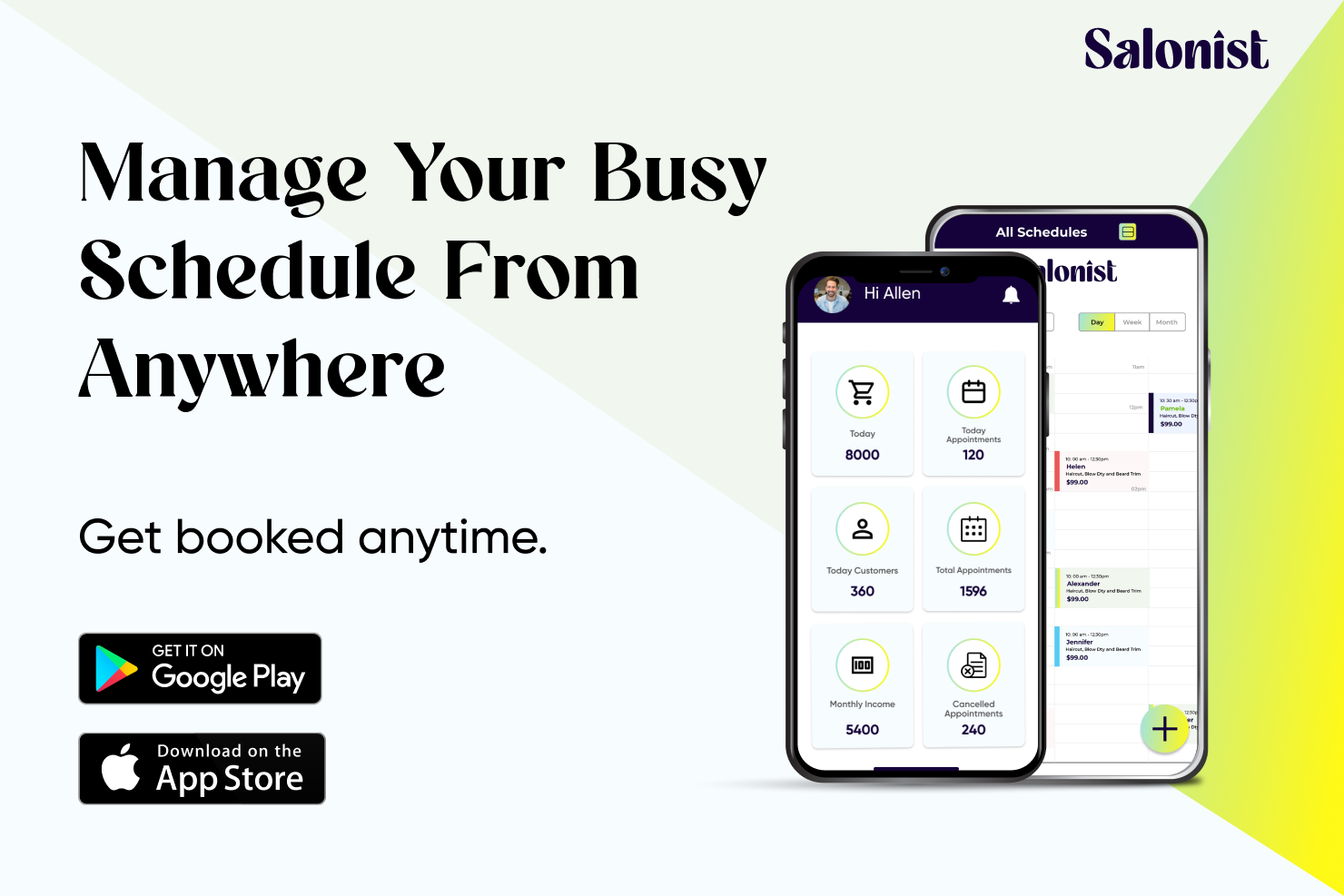 Manage your busy schedules