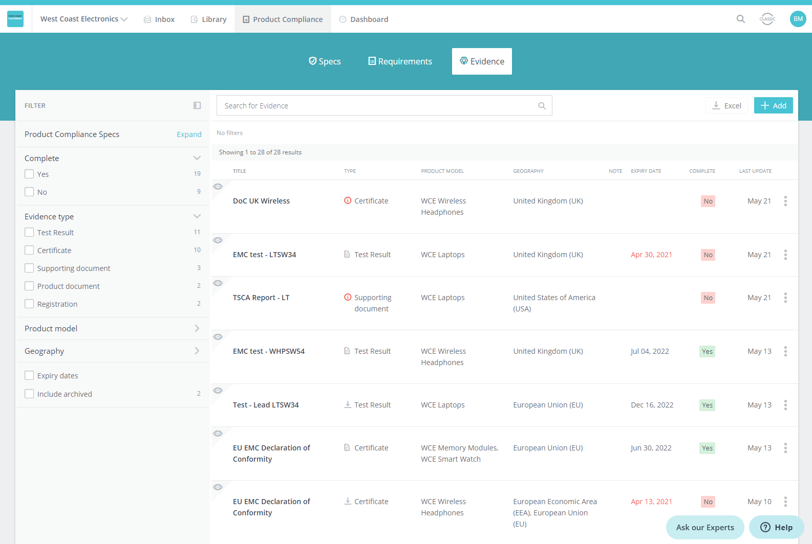 Prove compliance - capture and manage the evidence that you are compliant.-thumb