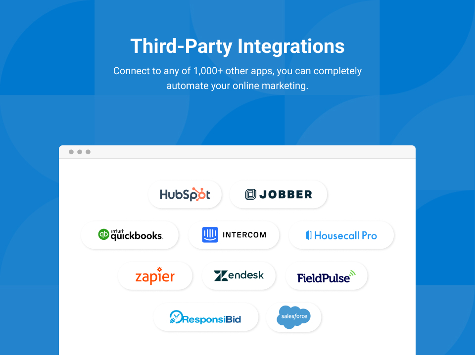 Connect to any of 1,000+ other apps.