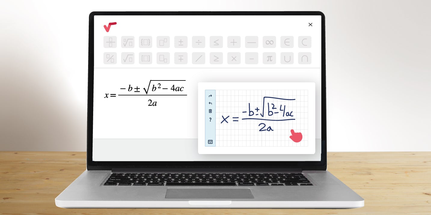 MathType Software - Handwriting recognition