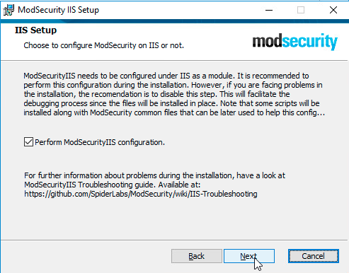 Atomic ModSecurity Rules installation