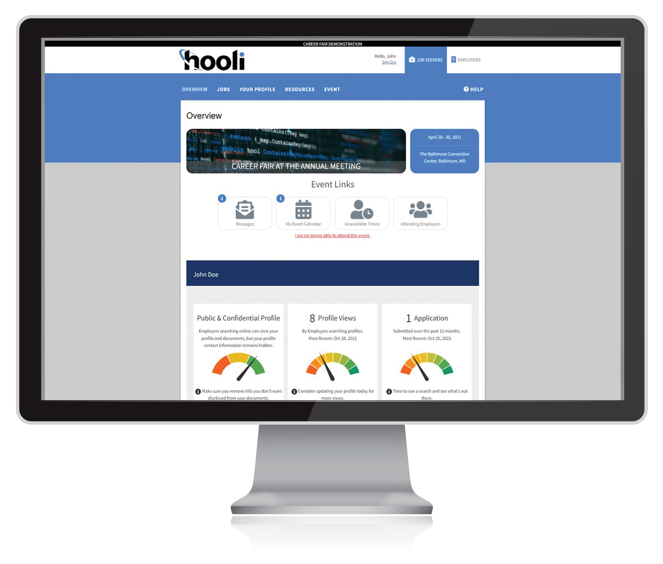 Naylor Job Board & Career Center Software - Reporting Dashboard
